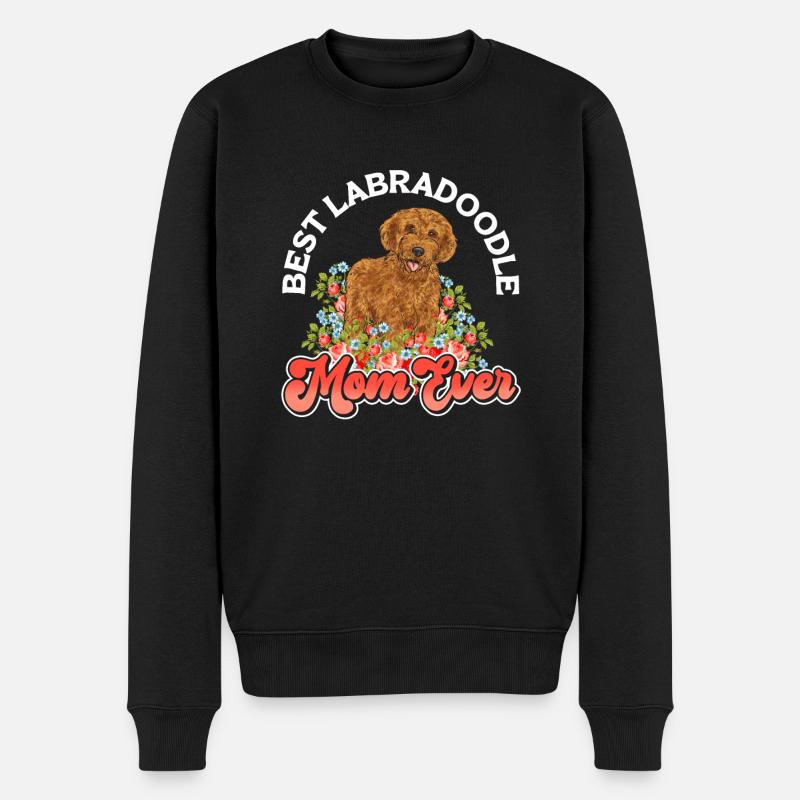 Labradoodle Chien - Pull Premium bio Homme - noir