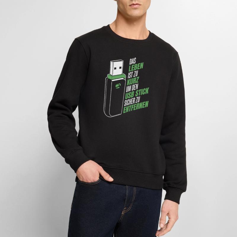 Entwickler Coder Programmierer USB Männer Premium Bio Pullover