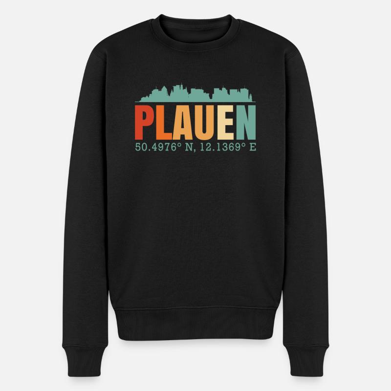 Plauen - Pull Premium bio Homme - noir