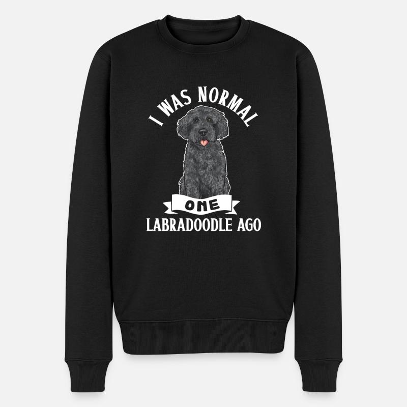 Labradoodle Hund - Männer Premium Bio Pullover - Schwarz