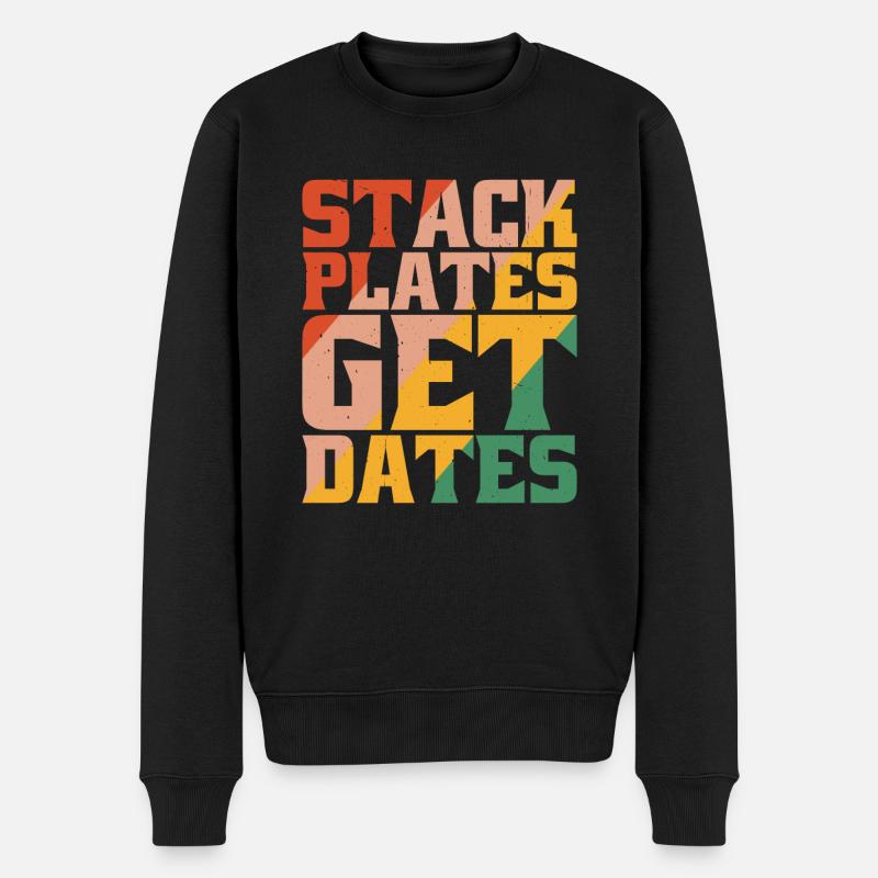 Stack Plates Get Dates 5 - Pull Premium bio Homme - noir