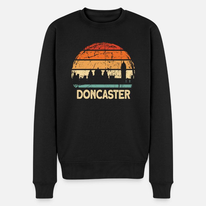 Doncaster - Pull Premium bio Homme - noir