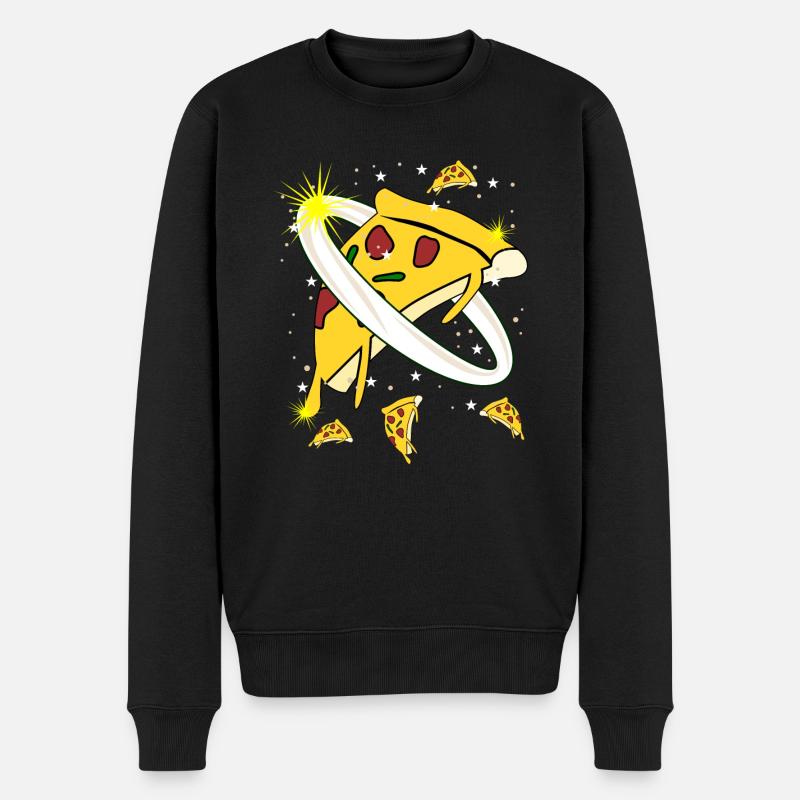 Pizza Space Astronaut Pizzas - Pull Premium bio Homme - noir