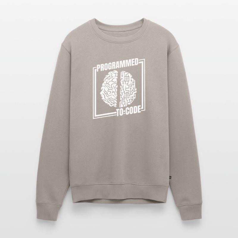 Developer Coder Programmer Funny Men's Premium Organic Jumper