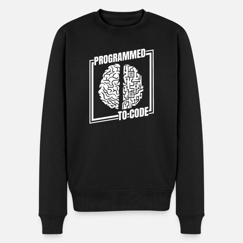 Développeur Coder Programmeur Drôle - Pull Premium bio Homme - noir