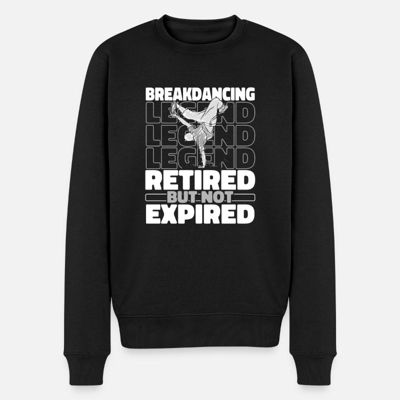 Breakdance Breakdancer Breakdance à la retraite - Pull Premium bio Homme - noir