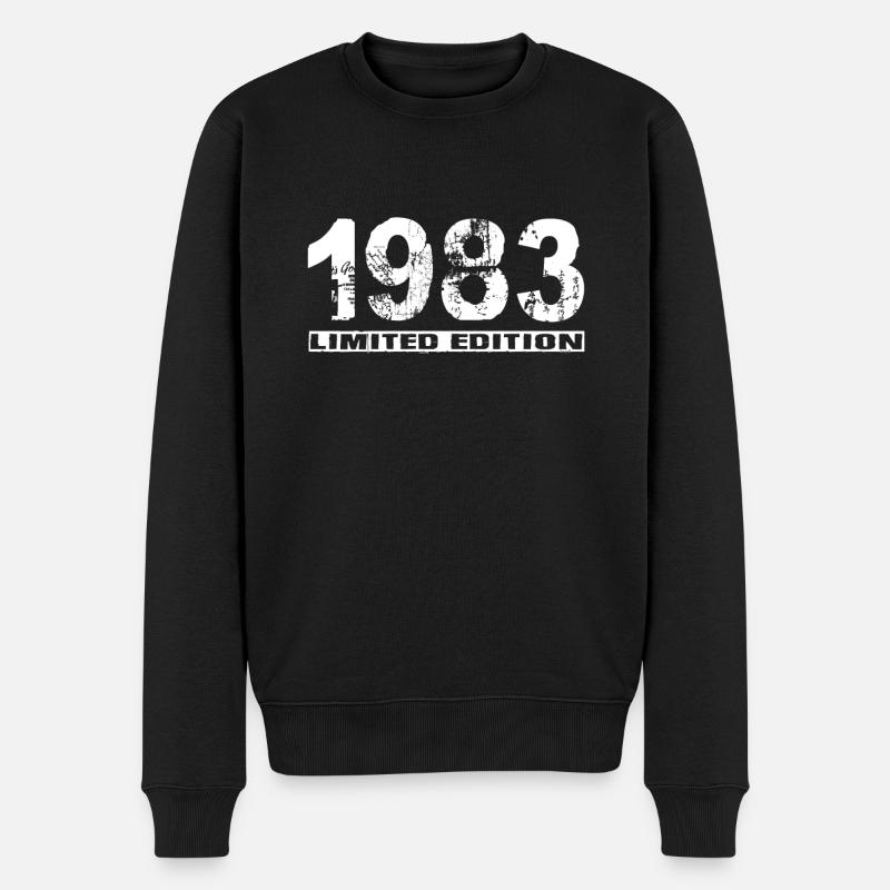 Édition limitée 1983 - Pull Premium bio Homme - noir