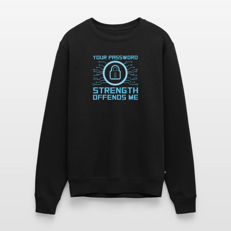 Hacker Programmer Developer Computer Science Men's Premium Organic Jumper