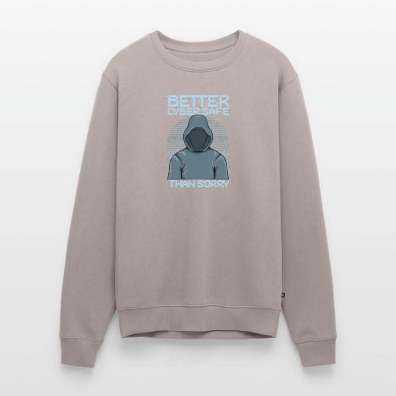 Hacker Programmer Developer Computer Science Men's Premium Organic Jumper