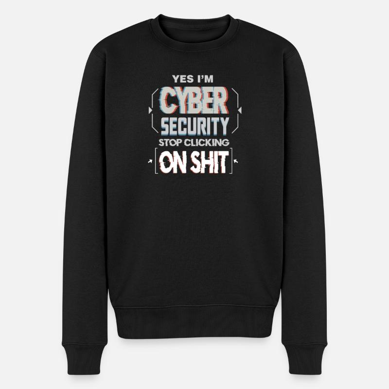 Hacker Programmer Developer Computer Science - Men's Premium Organic Jumper - black