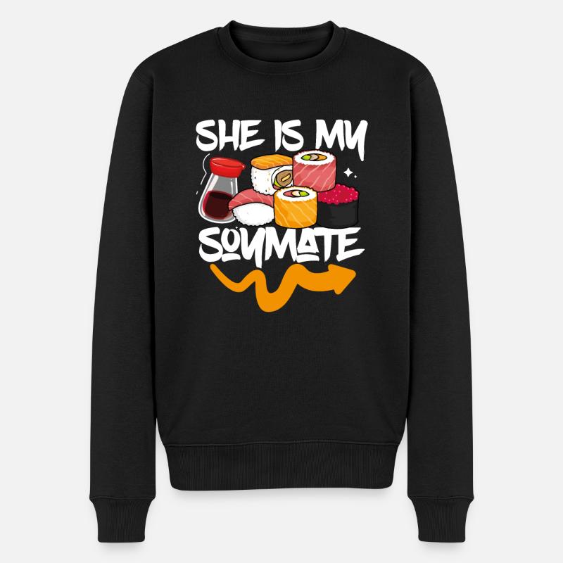 Elle est ma soja - Pull Premium bio Homme - noir