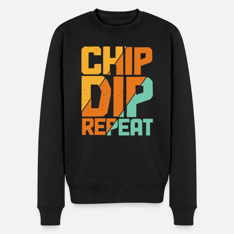 Chip Dip Répéter 11 - Pull Premium bio Homme - noir
