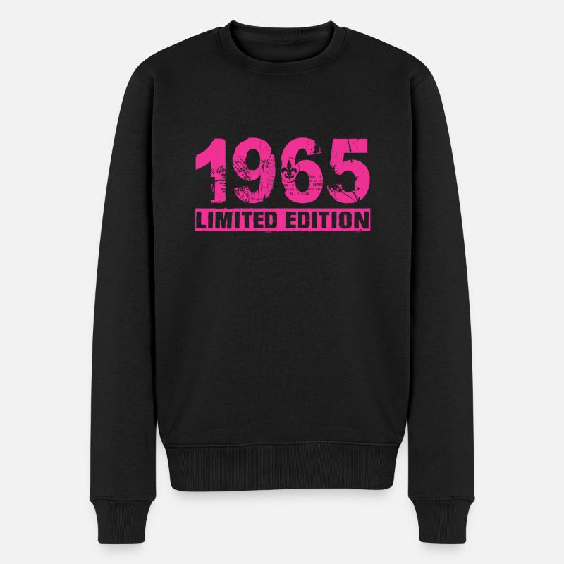 Limited Edition 1965 - Männer Premium Bio Pullover - Schwarz