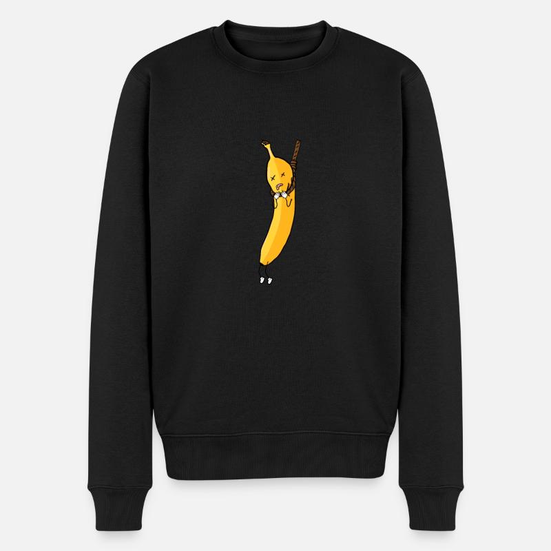 Bande dessinée Hanged Banana - Pull Premium bio Homme - noir