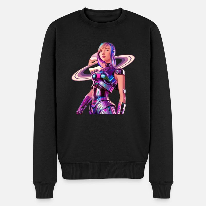 Space Girl 2 - Pull Premium bio Homme - noir