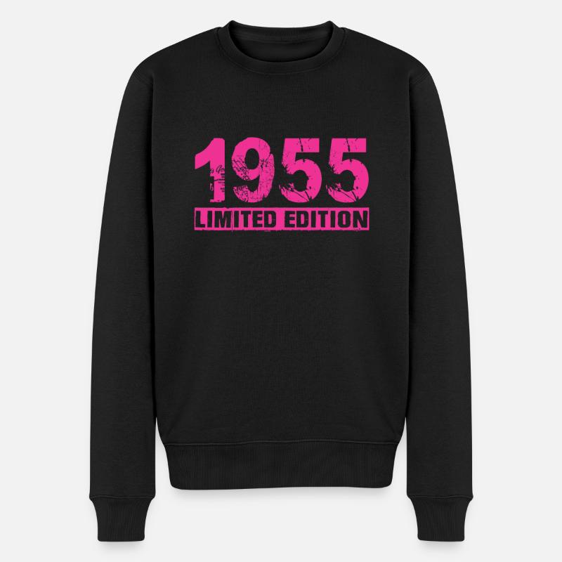 Limited Edition 1955 - Männer Premium Bio Pullover - Schwarz