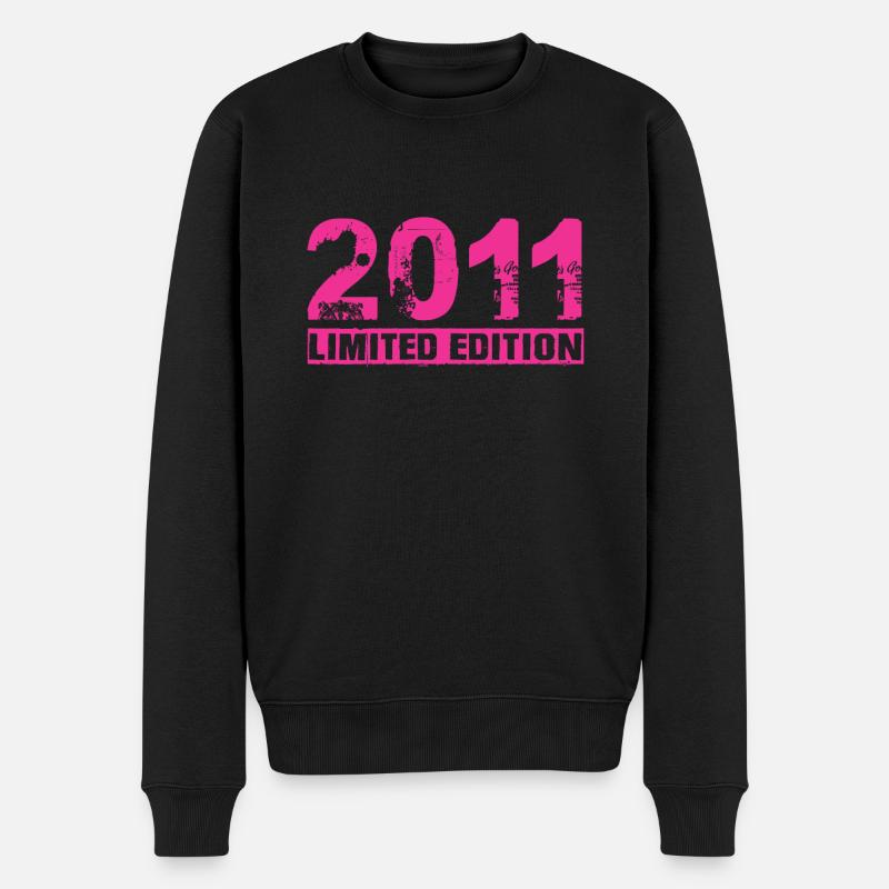 Limited Edition 2011 - Männer Premium Bio Pullover - Schwarz