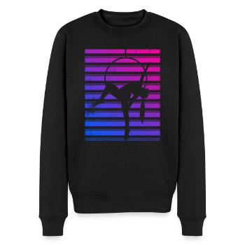 Aerial Hoop Dance - Männer Premium Bio Pullover - Schwarz - Vorne - Nico (187cm)