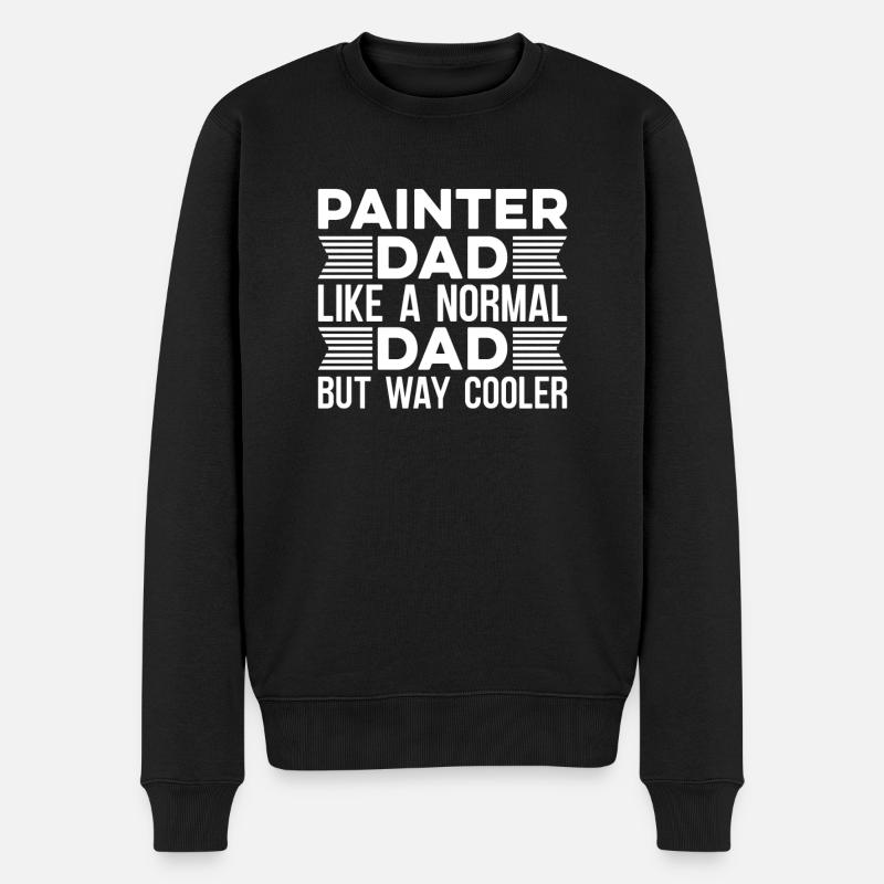 Peintre Papa Vernisseur - Pull Premium bio Homme - noir