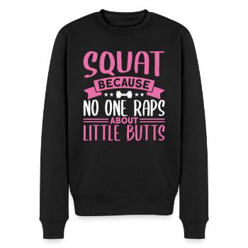 Squats Ensemble d’haltères Femmes Ensembles d’entraînement Gym Booty W - Pull Premium bio Homme - noir - Devant - Nico (187cm)