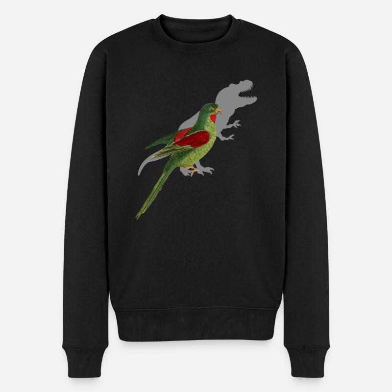 Perruche Drôle de dicton - Pull Premium bio Homme - noir