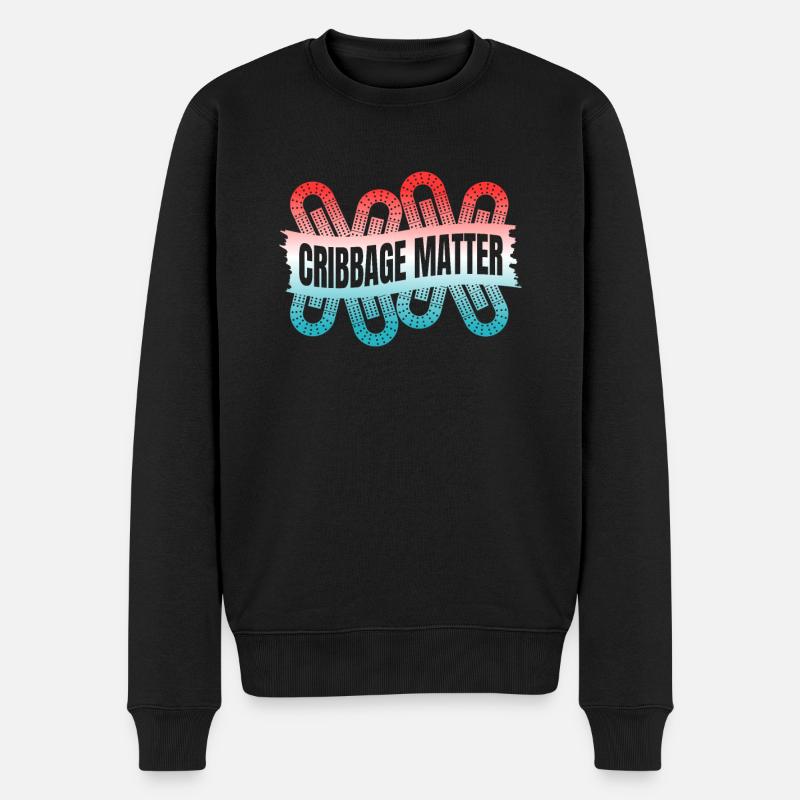 Cribbage Matter Shirt Cadeau - Pull Premium bio Homme - noir
