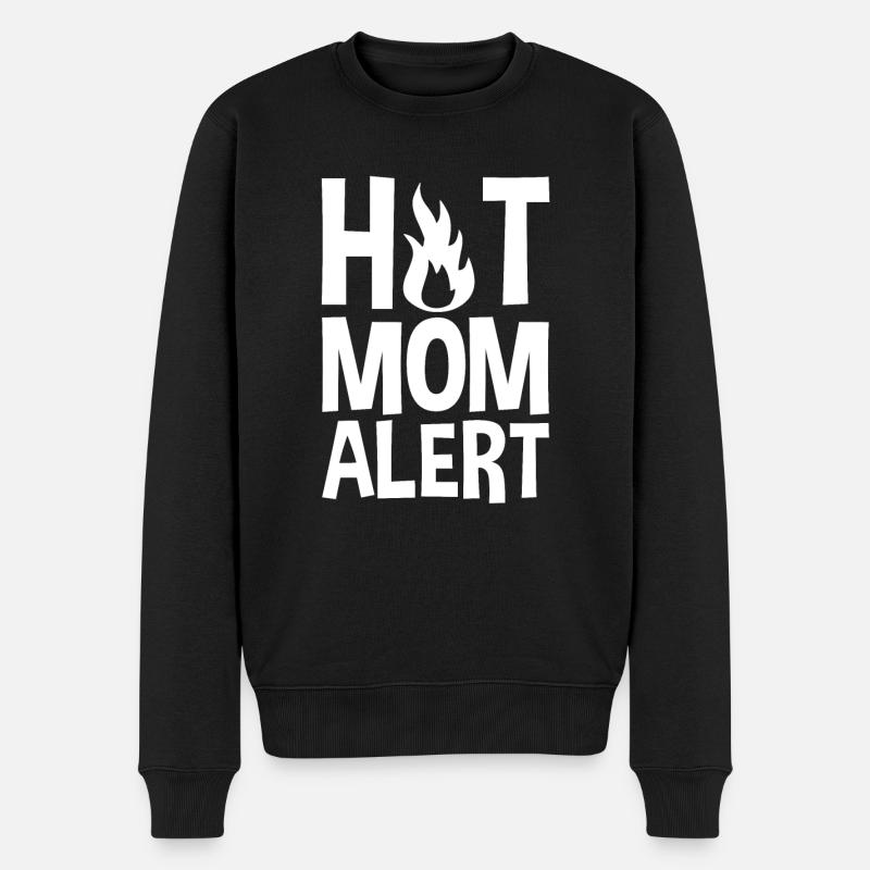Alerte maman chaude - Pull Premium bio Homme - noir