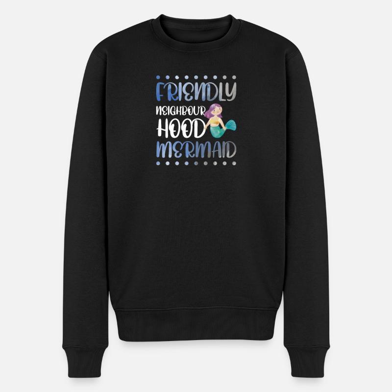 Sympathique Voisinage Sirène - Pull Premium bio Homme - noir