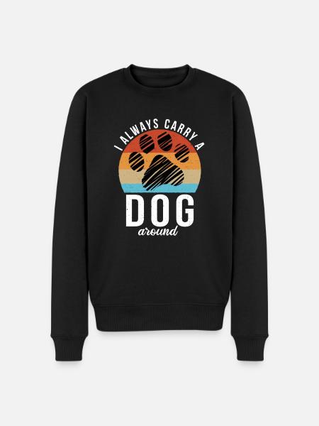 Dog Owner Gift Dog Lover - Men's Premium Organic Jumper - black