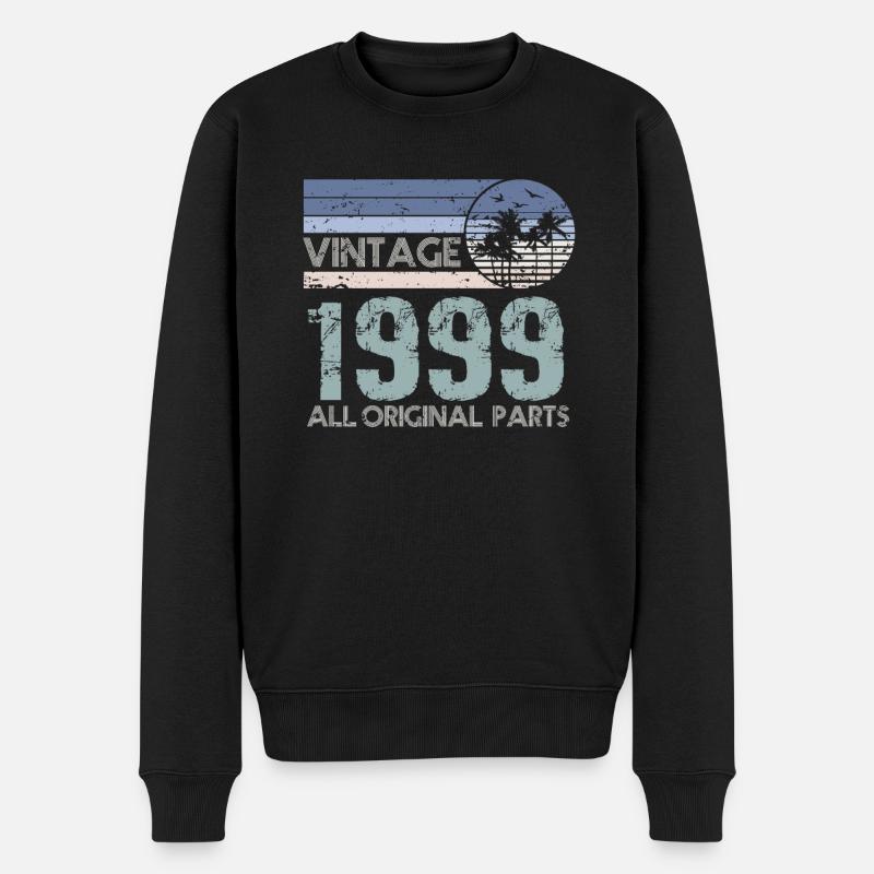 Edition Limitée Millésime 1999 - Pull Premium bio Homme - noir