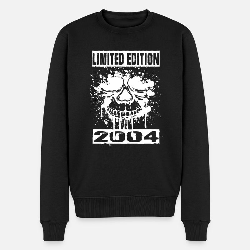 Limited Edition 2004 - Männer Premium Bio Pullover - Schwarz