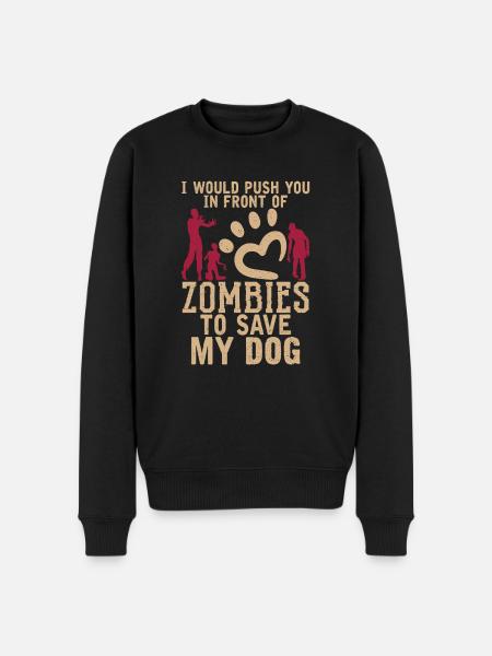 Dog Owner Gift Dog Lover - Men's Premium Organic Jumper - black