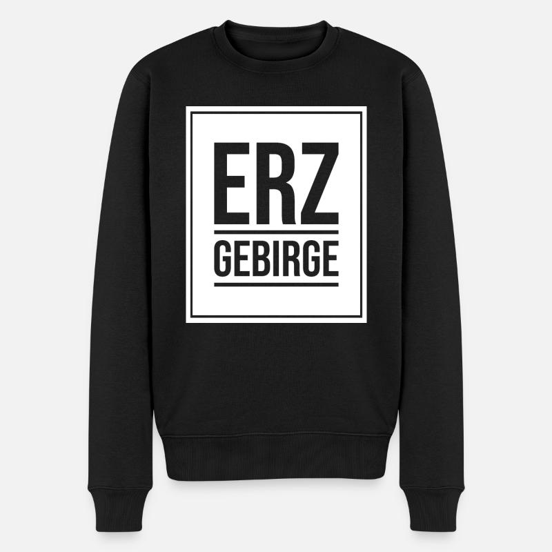 Erzgebirge Heimat - Männer Premium Bio Pullover - Schwarz