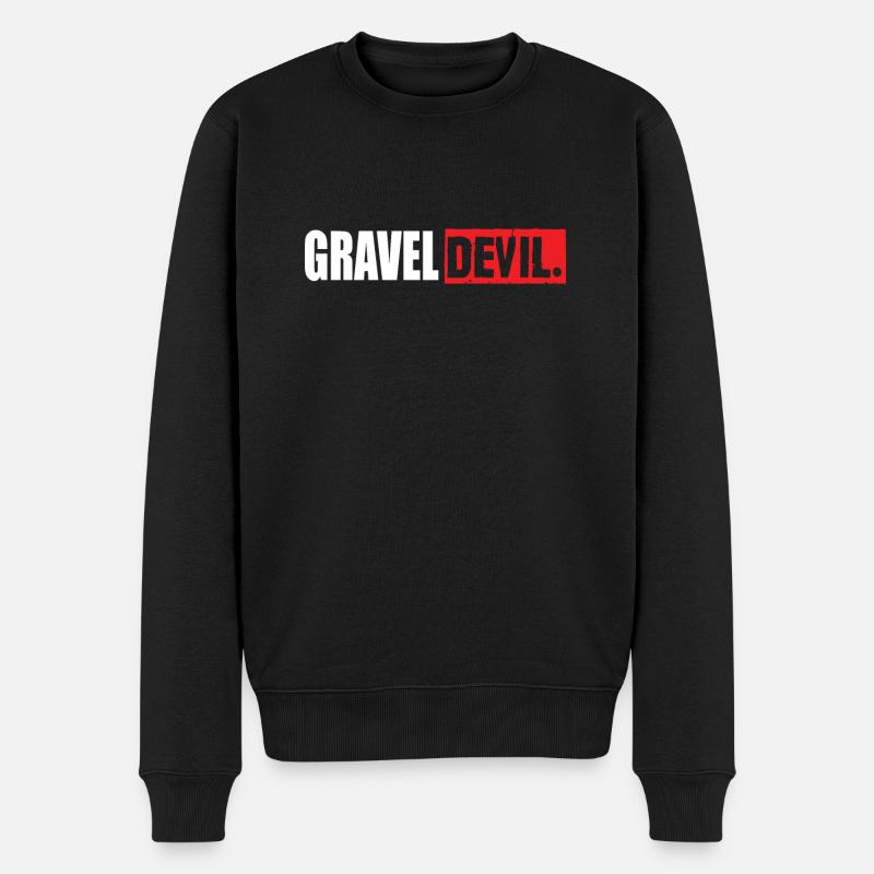 Diable de gravier - Pull Premium bio Homme - noir