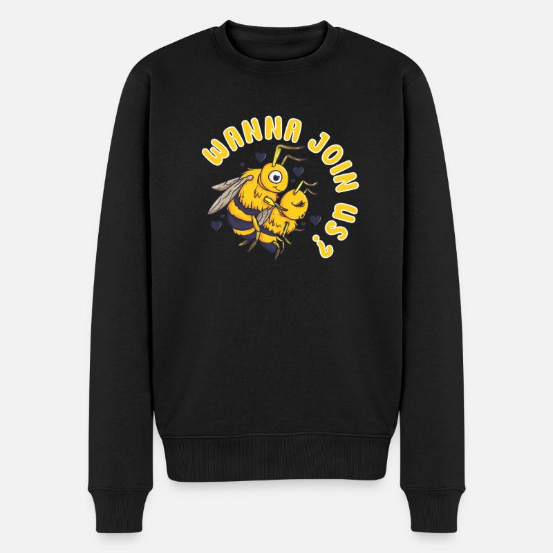 Honigbienen-imkerei Imker Honigbienen-bienenhaus - Männer Premium Bio Pullover - Schwarz