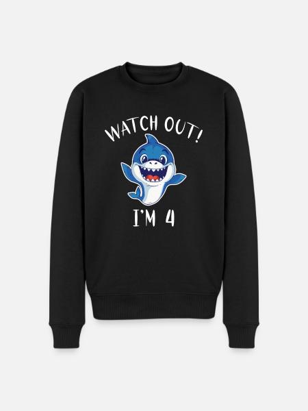 Shark Gift Shark Lover - Men's Premium Organic Jumper - black