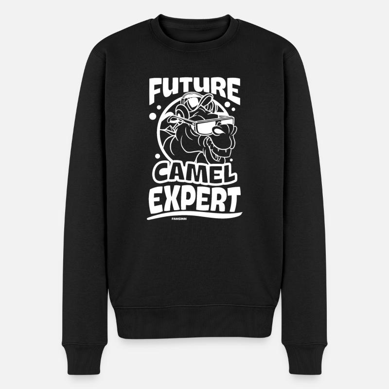 Futur expert chameau - Pull Premium bio Homme - noir