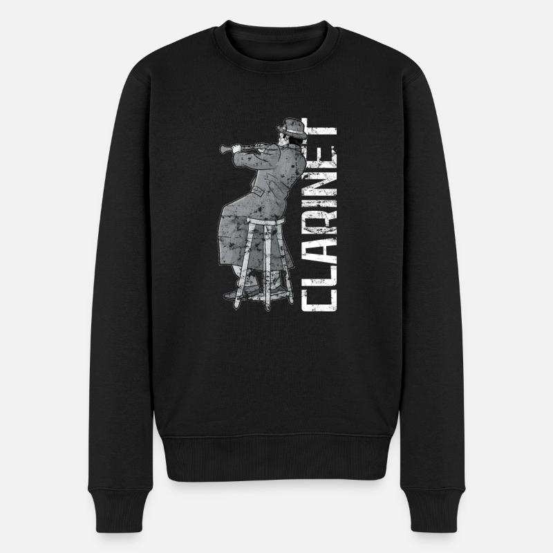 Clarinettiste Musiciens d’orchestre - Pull Premium bio Homme - noir