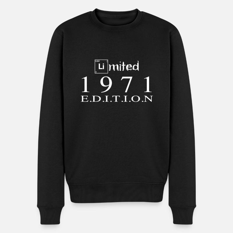 Édition limitée 1971 - Pull Premium bio Homme - noir