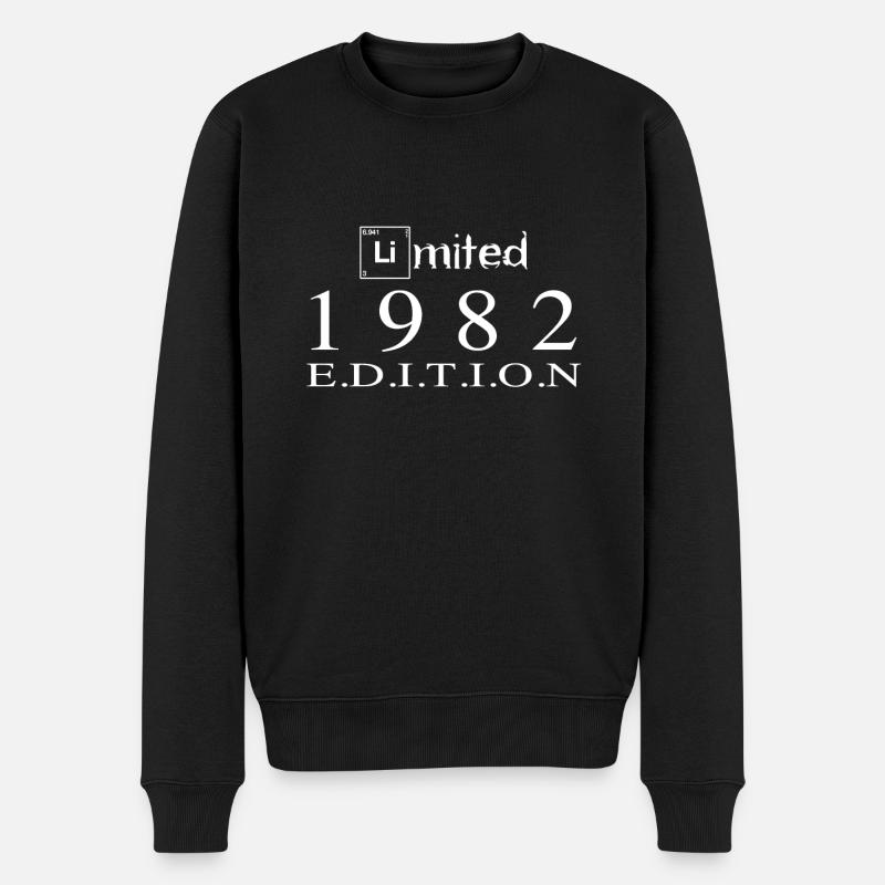 Édition limitée 1982 - Pull Premium bio Homme - noir