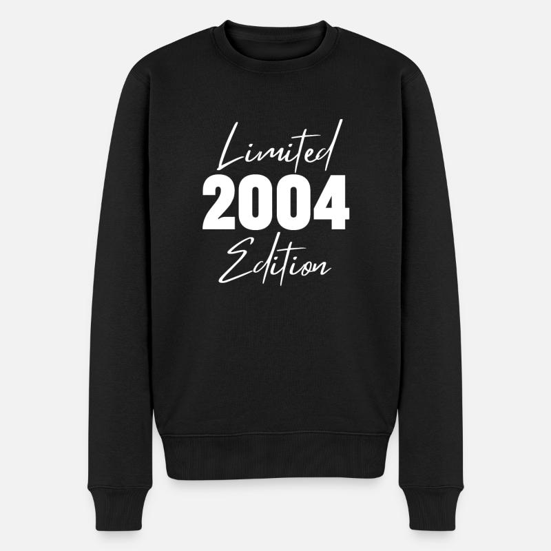 2004 Limited Edition - Männer Premium Bio Pullover - Schwarz