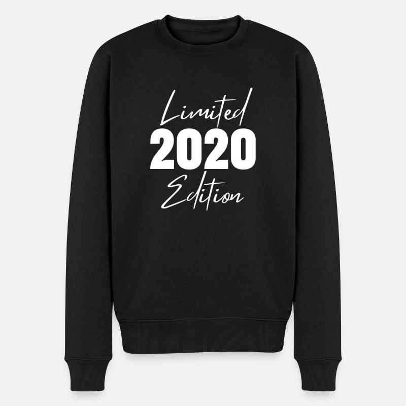 2020 Limited Edition - Männer Premium Bio Pullover - Schwarz