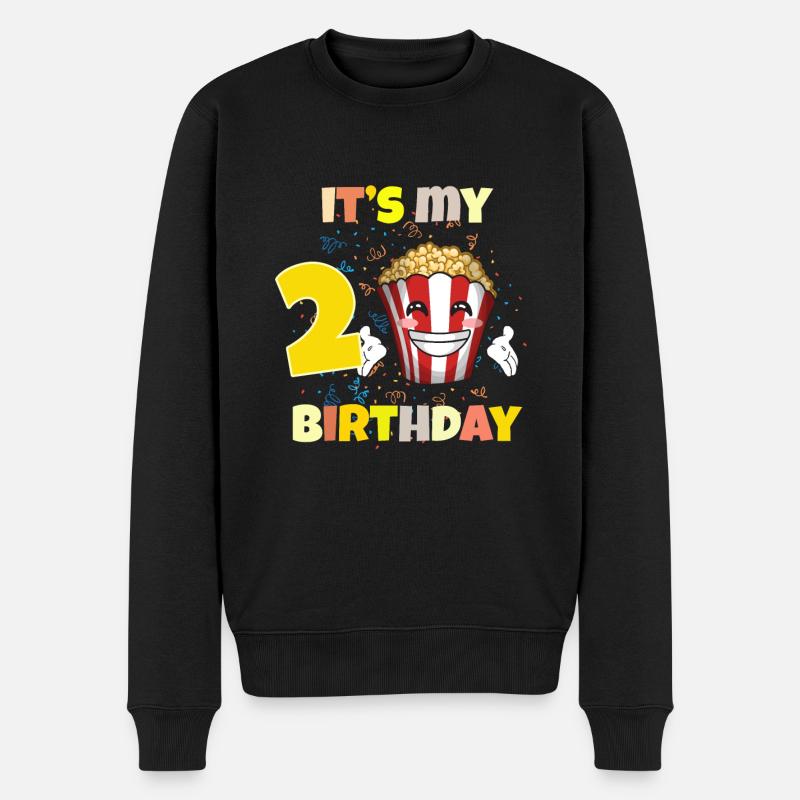 C’est mon 2ème anniversaire - Pull Premium bio Homme - noir