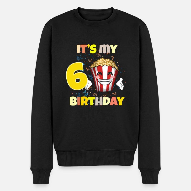 C’est mon 6ème anniversaire - Pull Premium bio Homme - noir