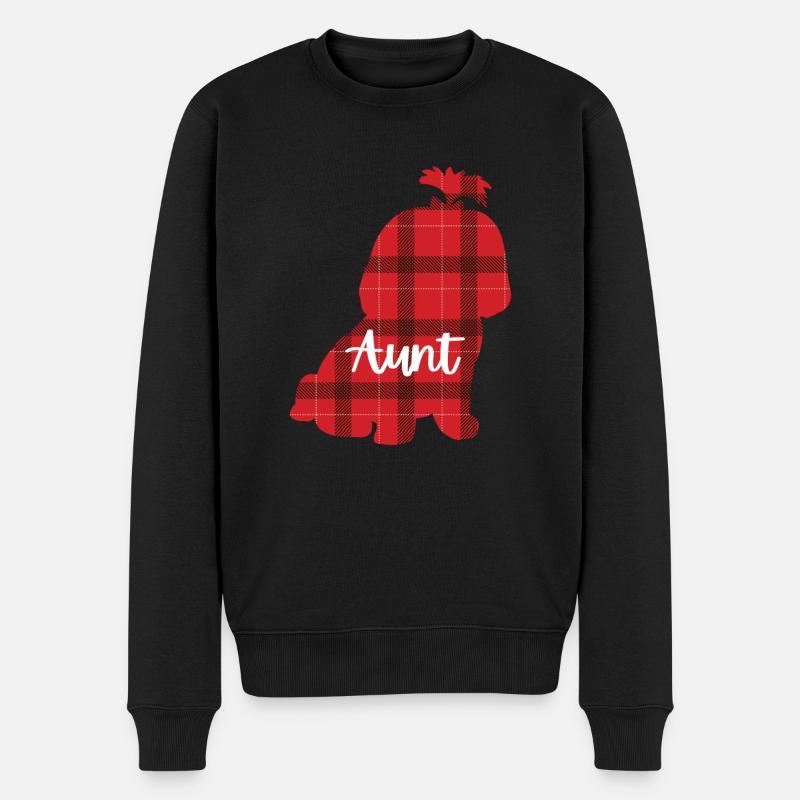 Shih Tzu - Pull Premium bio Homme - noir