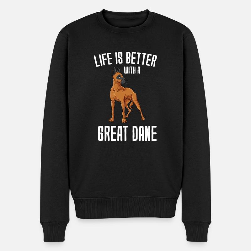 Dogue allemand - Pull Premium bio Homme - noir