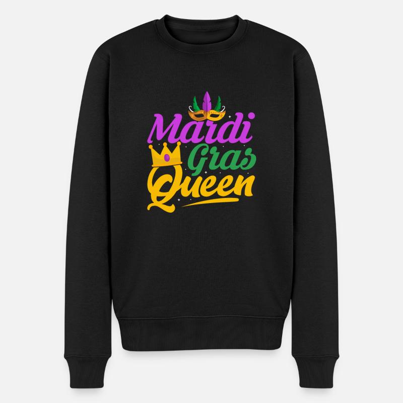 Mardi Gras Queen Party BeadsParade - Pull Premium bio Homme - noir