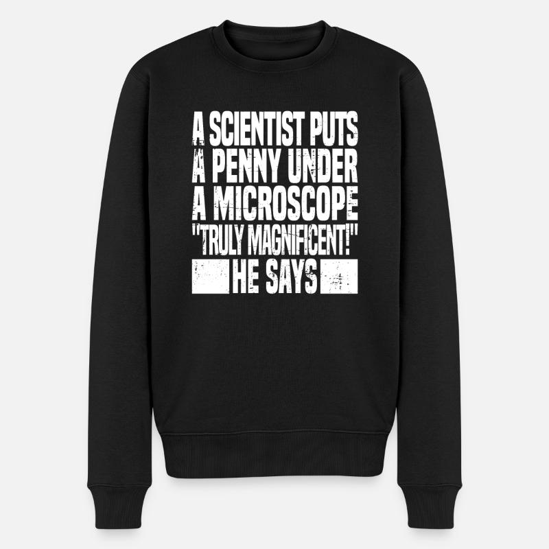 Biologiste biologiste Lustig - Pull Premium bio Homme - noir