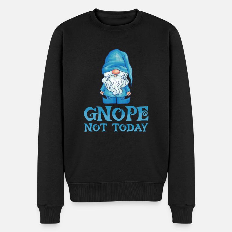Jardin Gnome Hobby Gnome Jardin - Pull Premium bio Homme - noir