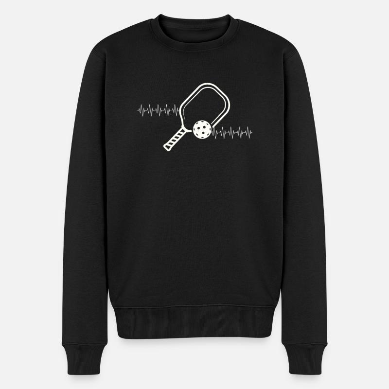 Fréquence du pickleball - Pull Premium bio Homme - noir
